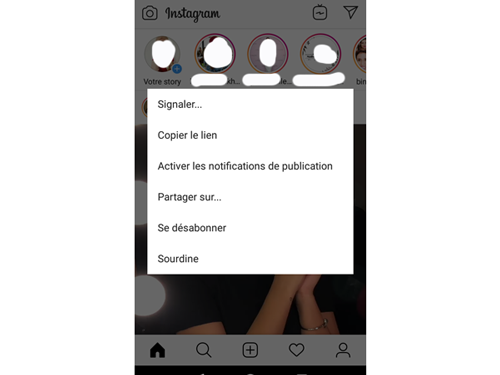 Cacher publication instagram sans se désabonner