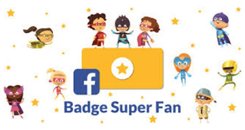Badge Super Fan Facebook